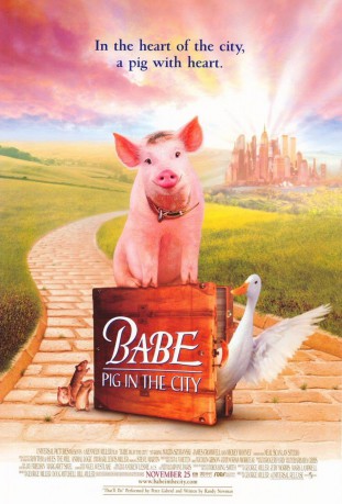 cover Schweinchen Babe in der großen Stadt